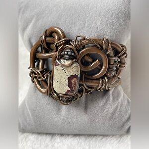 Vintage 1970s copper bracelet